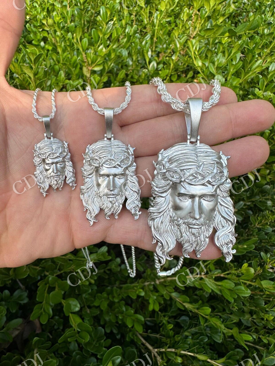 Hip Hop Plain Jesus Piece Pendant  customdiamjewel   