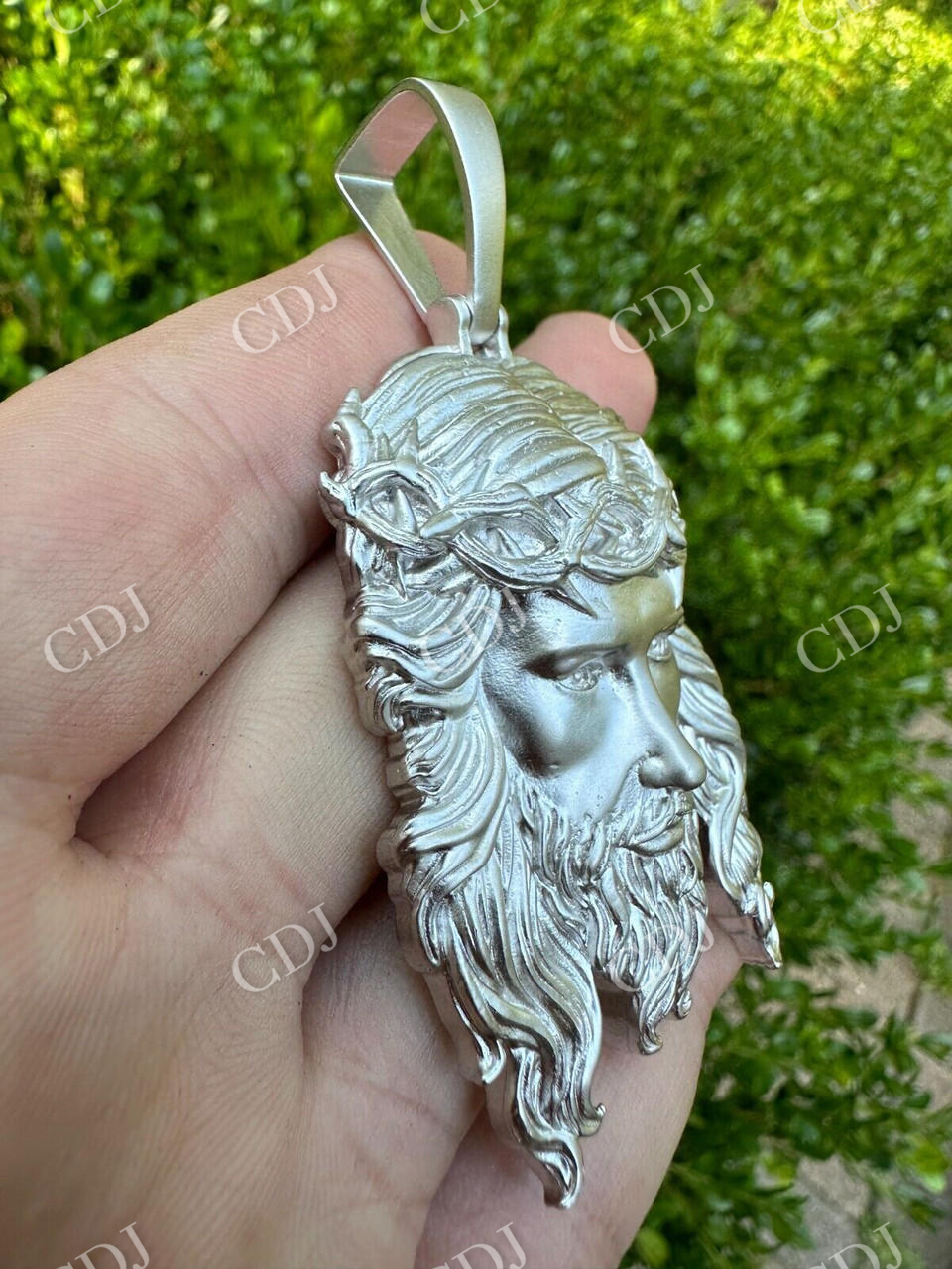Hip Hop Plain Jesus Piece Pendant  customdiamjewel   
