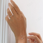 0.20CTW Moissanite Solitaire Bracelet  customdiamjewel   