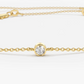 0.20CTW Moissanite Solitaire Bracelet  customdiamjewel   