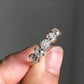 Round Cut 5 Stone Lab Grown Diamond Band