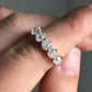 Round Cut 5 Stone Lab Grown Diamond Band