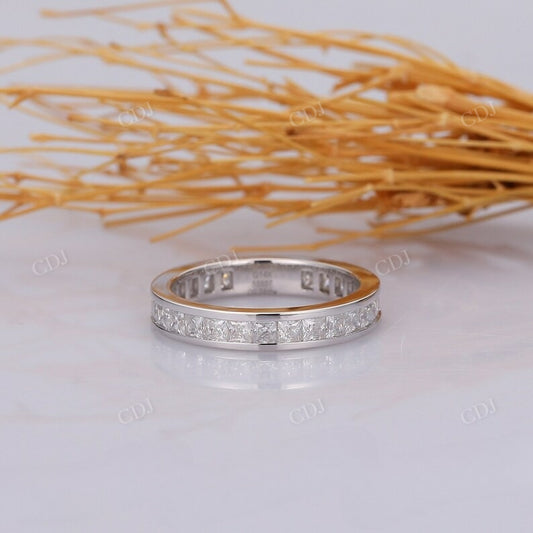 1.50CTW Princess Cut Natural Diamond Wedding Band Wedding Band customdiamjewel   