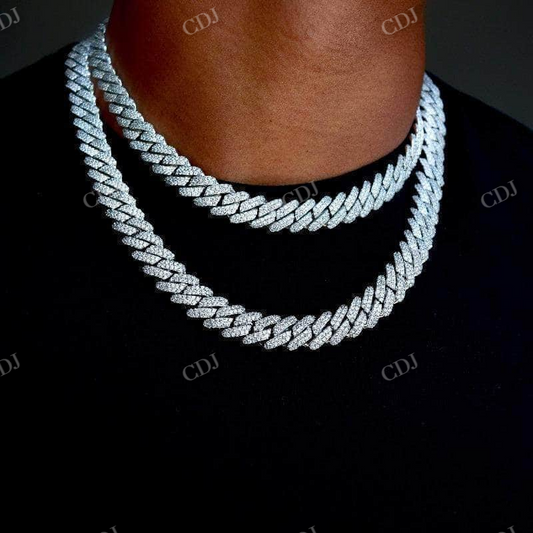 12MM Diamond Cuban Link Gold Bracelet For Men  customdiamjewel   