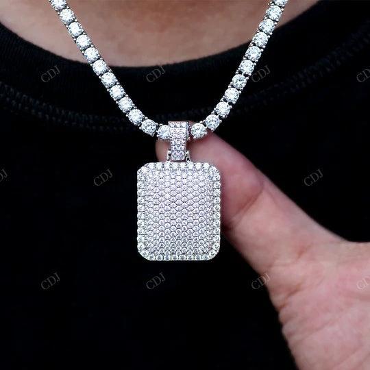 Bread in Yellow Gold and White Gold Plated Pendant hip hop jewelry CustomDiamJewel