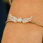 Unique Angel Wing Designer CVD Diamond Bracelet  customdiamjewel   