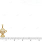 1.6 Inch Unique Sterling Silver Moissanite Trophy Pendant CustomDiamJewel