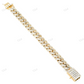 Real Diamond 14K Yellow Gold Cuban Bracelet hip hop jewelry CustomDiamJewel
