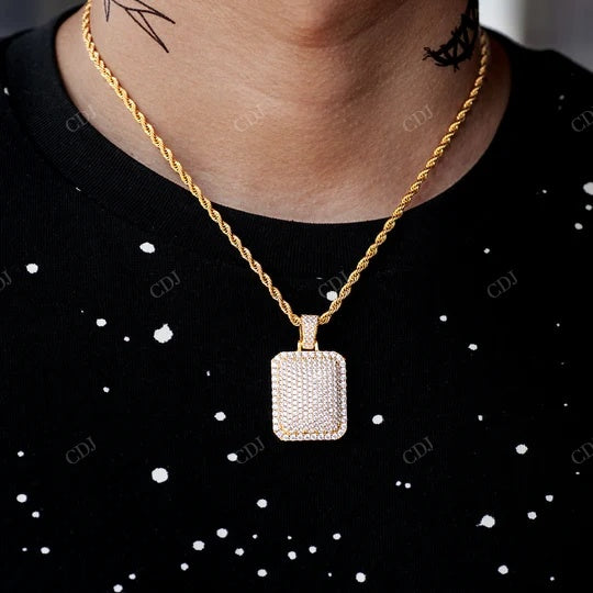 Bread in Yellow Gold and White Gold Plated Pendant hip hop jewelry CustomDiamJewel