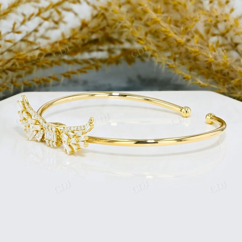 Unique Angel Wing Designer CVD Diamond Bracelet  customdiamjewel   