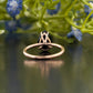 Black Teardrop Solitaire Moissanite Ring customdiamjewel