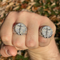 Jesus On Cross Hip Hop Iced Diamond Ring  customdiamjewel   