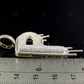 2" 10K Gold Diamond Letter 'P' Initial Drip Pendant CustomDiamJewel