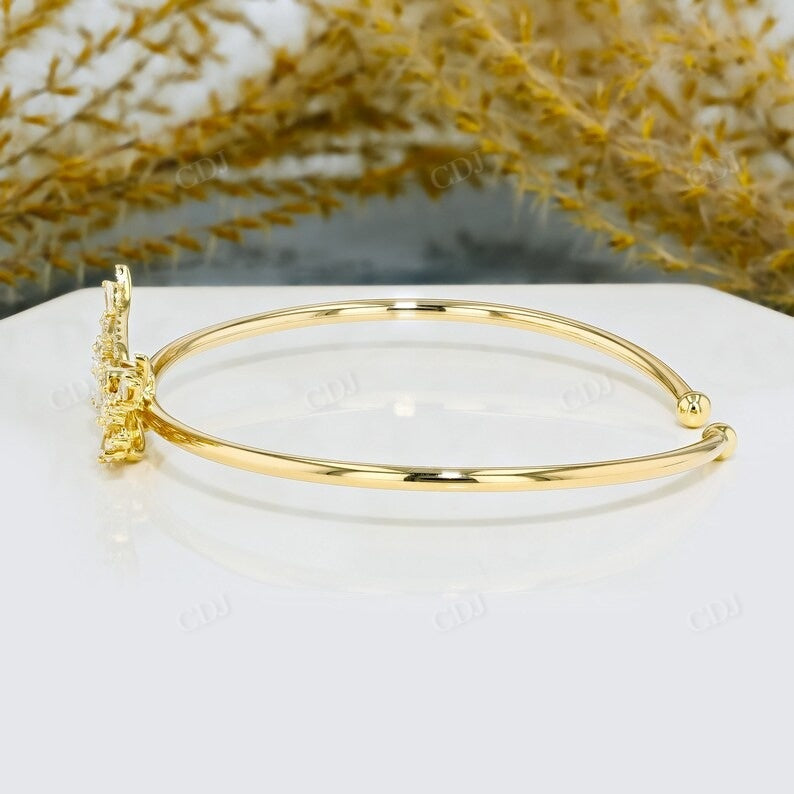 Unique Angel Wing Designer CVD Diamond Bracelet  customdiamjewel   