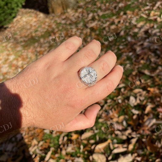 Jesus On Cross Hip Hop Iced Diamond Ring  customdiamjewel   