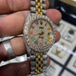 36mm Rolex Big Bezel on Diamond Rainbow Digit Rolex Watch For Men customdiamjewel