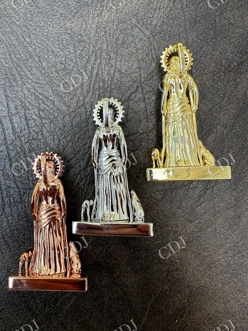 Moissanite Saint Lazarus Iced Hip Hop Pendant  customdiamjewel   