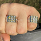 Natural Diamond 14K Gold Ring  customdiamjewel   