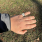 Natural Diamond 14K Gold Ring  customdiamjewel   