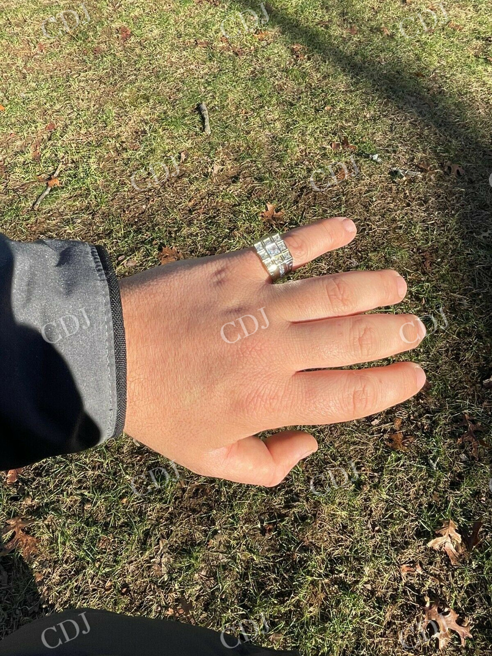 Natural Diamond 14K Gold Ring  customdiamjewel   