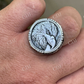 Sterling Silver Eagle Ring  customdiamjewel   
