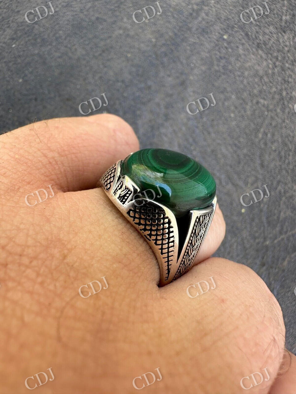 Signet Hip Hop Ring For Men  customdiamjewel   