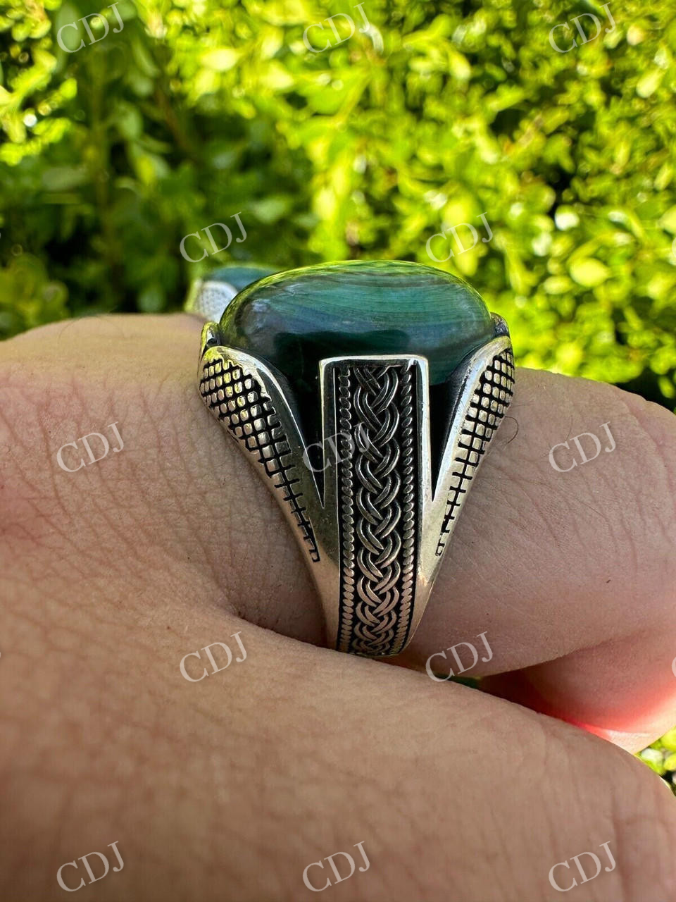 Signet Hip Hop Ring For Men  customdiamjewel   