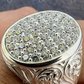 Natural Diamond Hip Hop Ring  customdiamjewel   
