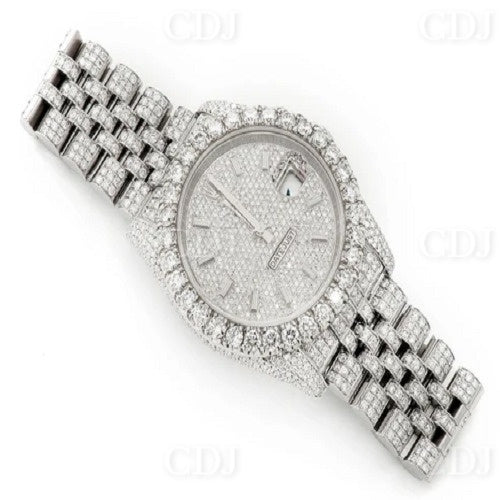 Fully Iced Out Rolex Watch for Men customdiamjewel