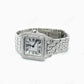 Rare Belt Cartier Fully Iced Out Moissanite Watch Manufacturer customdiamjewel