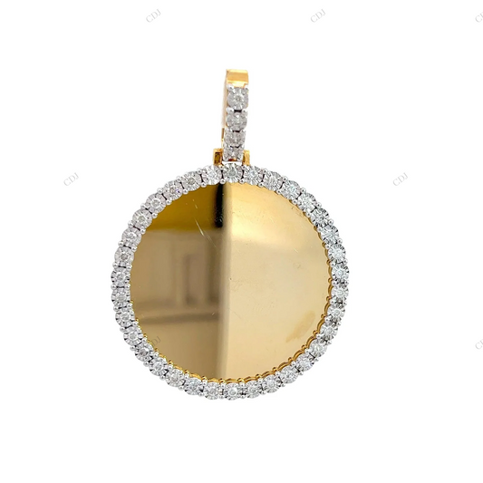 Customized Iced Out Moissanite Memory Pendant hip hop jewelry CustomDiamJewel