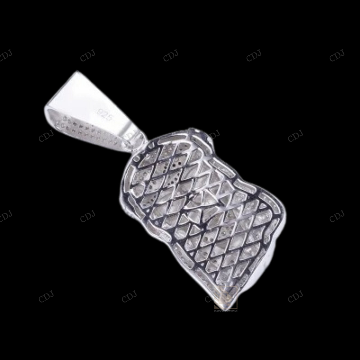 Hip Hop Fully Iced Out Jesus Pendant hip hop jewelry CustomDiamJewel