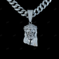 Hip Hop Fully Iced Out Jesus Pendant hip hop jewelry CustomDiamJewel