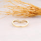 0.35CTW Lab Grown Diamond Curved Wedding Band  customdiamjewel   