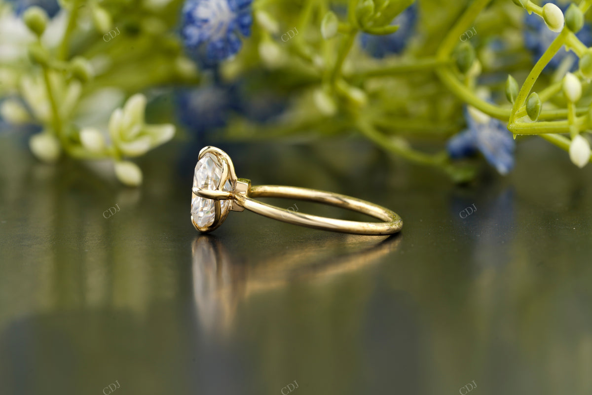 Oval Cut Lab-Grown Diamond Ring customdiamjewel