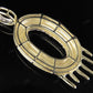 2" 1.4 CTW 10K Gold Real Diamond Letter 'O' Initial Drip Pendant CustomDiamJewel