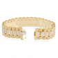 14 Yellow Gold Fancy & Unique President Bracelet For Men CustomDiamJewel
