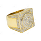 924 Sterling Silver Moissanite Square Men's Ring 5.50 CTW hip hop ring customdiamjewel