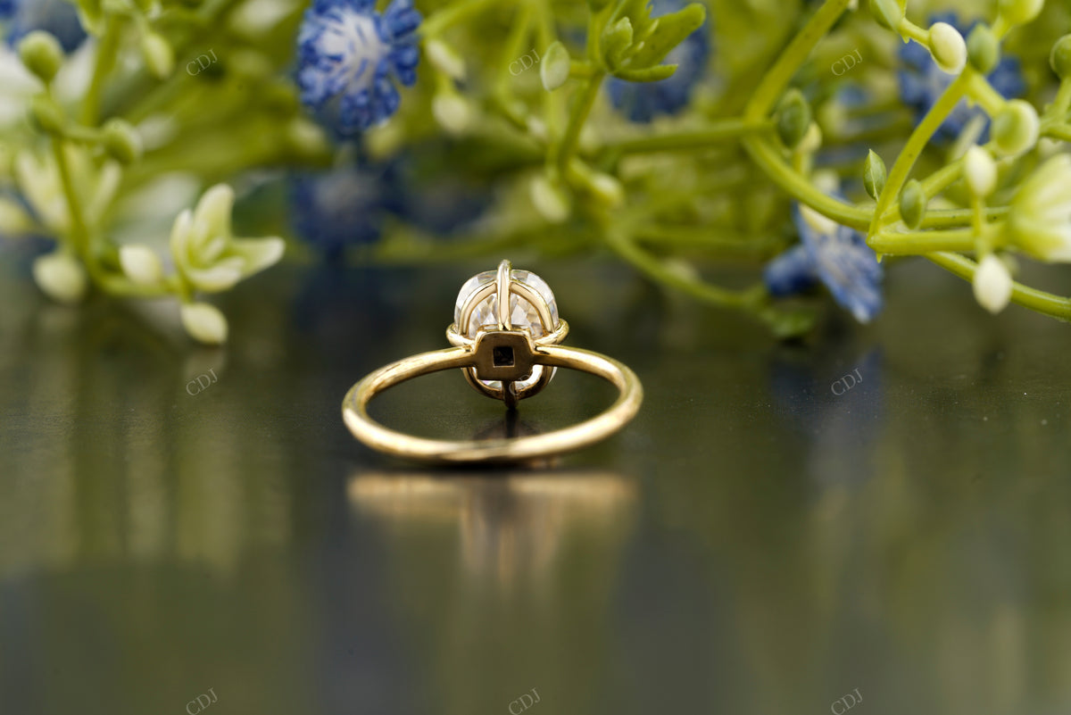 Oval Cut Lab-Grown Diamond Ring customdiamjewel
