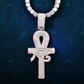 Antique Iced Out Moissanite Cross Pendant hip hop jewelry CustomDiamJewel