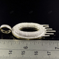 2" 1.4 CTW 10K Gold Real Diamond Letter 'O' Initial Drip Pendant CustomDiamJewel