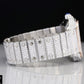 Two Tone Custom Moissanite Bust Down Hip Hop Watch customdiamjewel