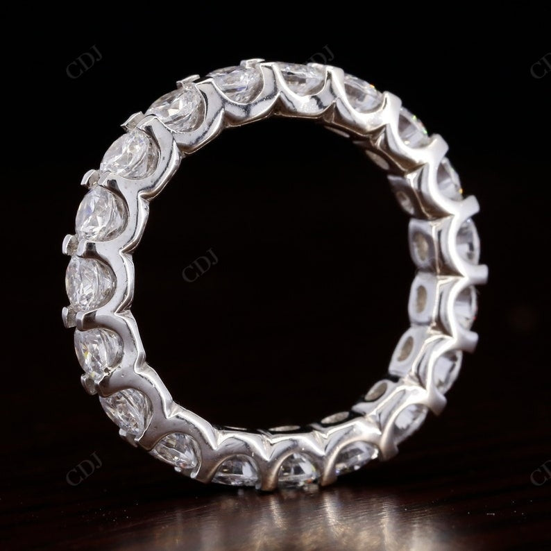 Round Cut 3.20CTW Lab Grown Diamond Full Eternity Matching Band  customdiamjewel   