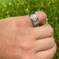 Hip hop Iced out Diamond Ring For Husband  customdiamjewel   