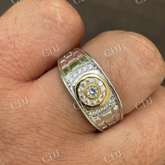 Hip hop Iced out Diamond Ring For Husband  customdiamjewel   