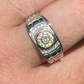 Hip hop Iced out Diamond Ring For Husband  customdiamjewel   