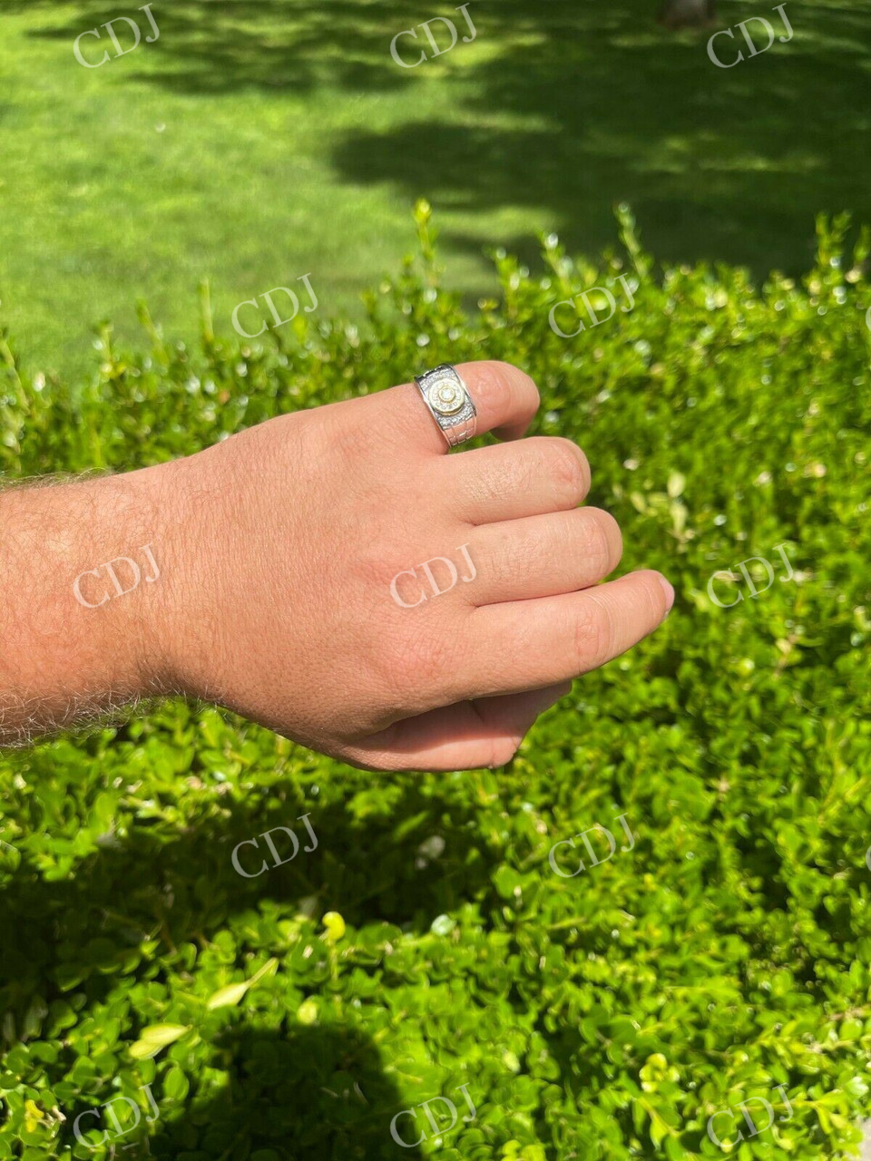 Hip hop Iced out Diamond Ring For Husband  customdiamjewel   