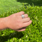 Hip hop Iced out Diamond Ring For Husband  customdiamjewel   