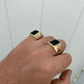 Mens 14k Gold Black Onyx Ring  customdiamjewel   