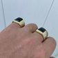 Mens 14k Gold Black Onyx Ring  customdiamjewel   